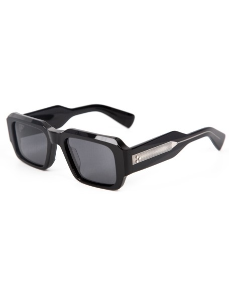 Thick-frame sunglasses with UV protection and polarized lenses