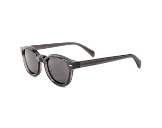 Fashionable thick-rimmed minimalist sunglasses